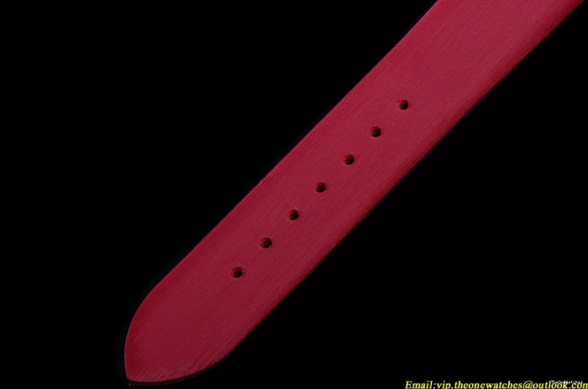 25.5mm F1F White RG Red Dial Quartz - SA Louis Cartier Tank 0106